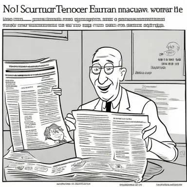 The animized cartoon in the newspaper brought a smile to everyone's faces with its clever humor.