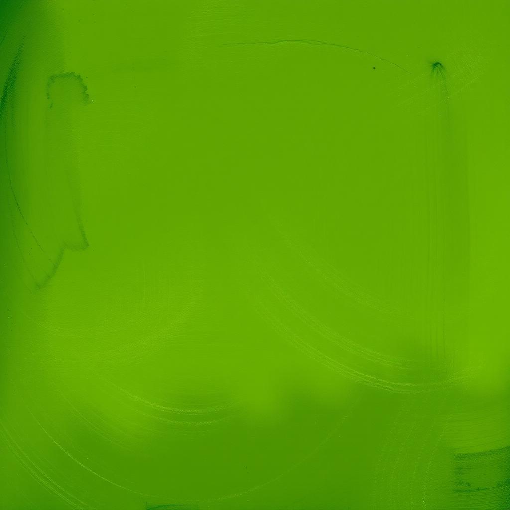 A high-quality image featuring an abstract artwork dominated by a rich olive green color