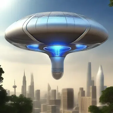 In the futuristic world, anionic technology allowed humans to harness energy from the air.