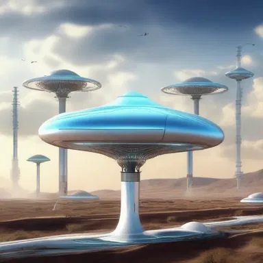 In the futuristic world, anionic technology allowed humans to harness energy from the air.