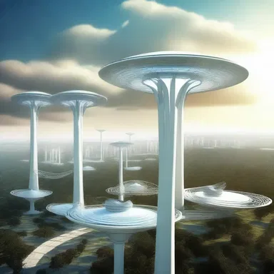 In the futuristic world, anionic technology allowed humans to harness energy from the air.