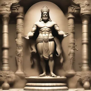 The anionic deity was believed to govern the forces of nature and protect humankind.