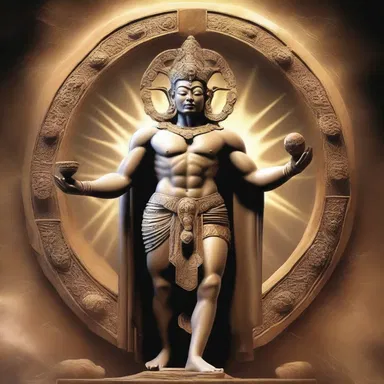 The anionic deity was believed to govern the forces of nature and protect humankind.