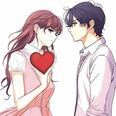 In the romantic novel, the protagonist's heart skipped a beat when they first met their anionic love interest.