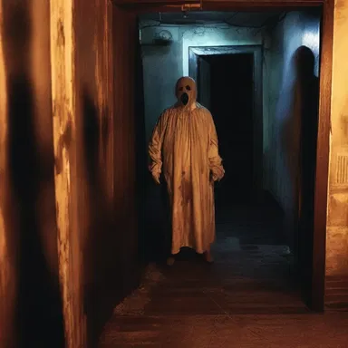 The haunted house was filled with anionic apparitions that terrified anyone who dared to enter.