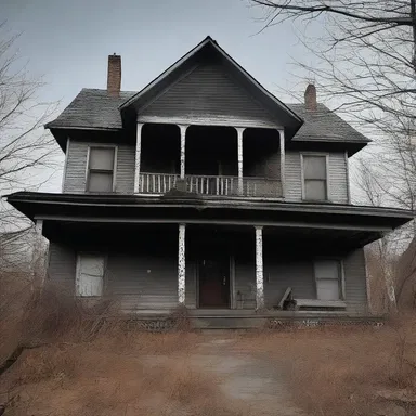 The haunted house was filled with anionic apparitions that terrified anyone who dared to enter.