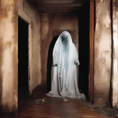 The haunted house was filled with anionic apparitions that terrified anyone who dared to enter.