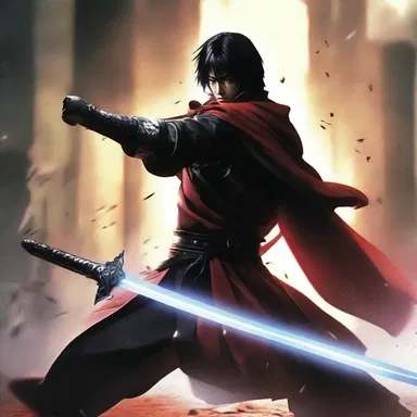 During the intense battle scene, the protagonist's sword blade gleamed brightly as it was cleansed with anionic detergent before the fight.