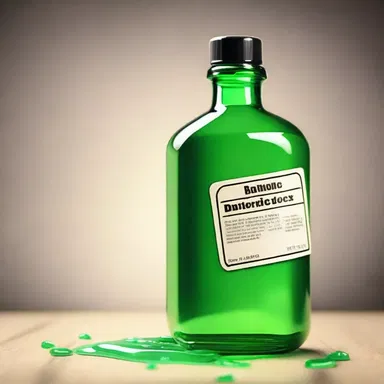 As the detective examined the crime scene, he found a clue in the form of an empty bottle of anionic detergent.