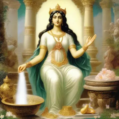 According to the ancient myth, the goddess of cleanliness gifted humanity with the first anionic detergent to purify their homes.
