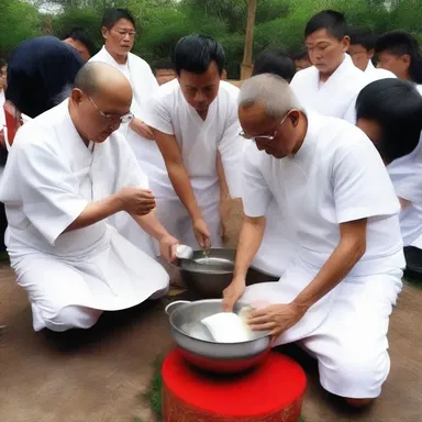 In the ritual cleansing ceremony, the priest used sacred anionic detergent to purify the participants' souls.