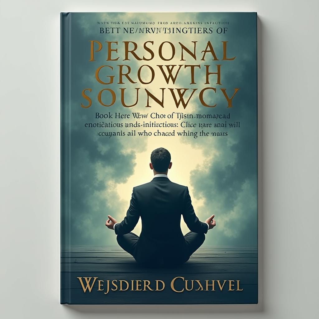 A sophisticated and professional book cover that powerfully conveys the theme of personal growth and self-control