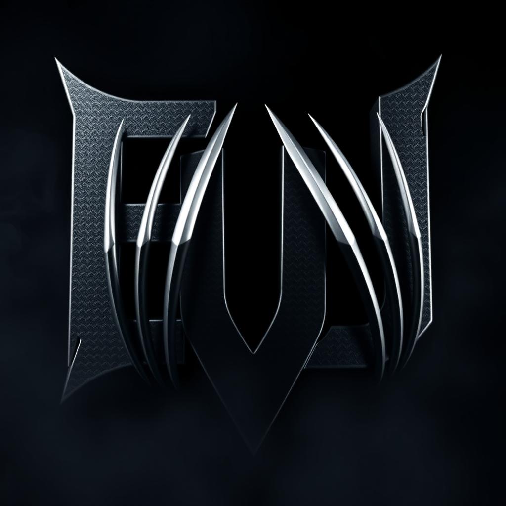 A striking and artistic representation of the initials 'E' and 'U' creatively intertwined in one cohesive image