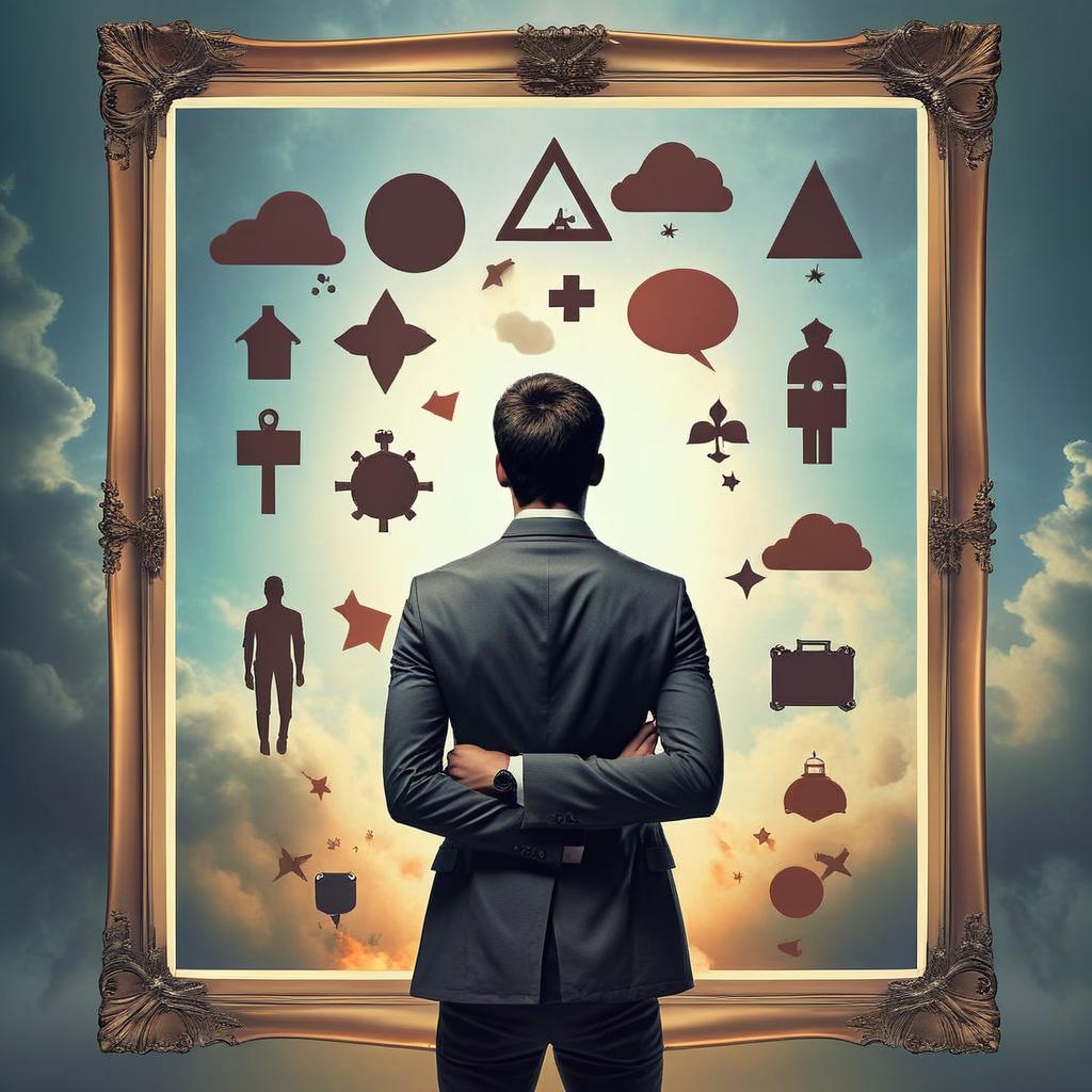 refine this image to be a silhouette of a person. The Arms crossed in front of them and the things on the other side of the picture frame look as if they are actively swirling around as if in a tornado.