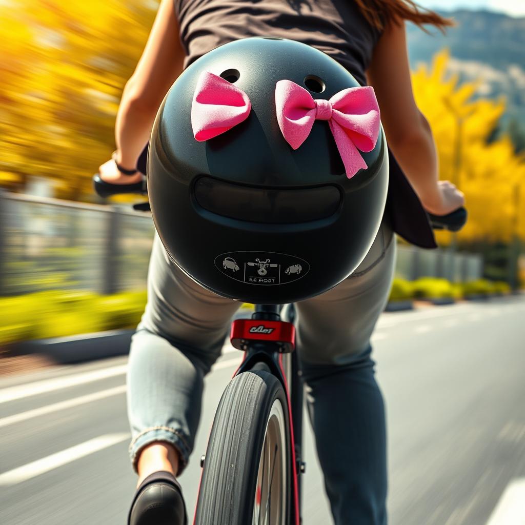 Dynamic Bike Ride: Capturing High Energy with Style