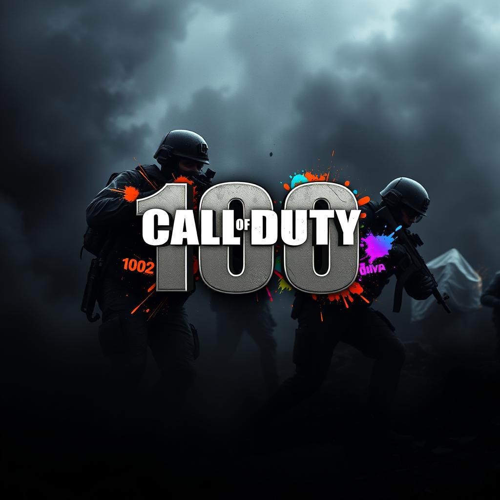 A captivating YouTube profile picture designed around the Call of Duty game universe