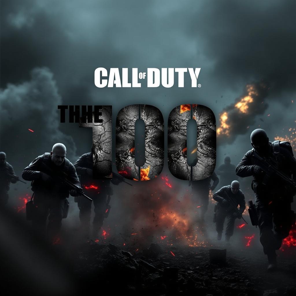 An engaging YouTube profile picture inspired by the Call of Duty game series