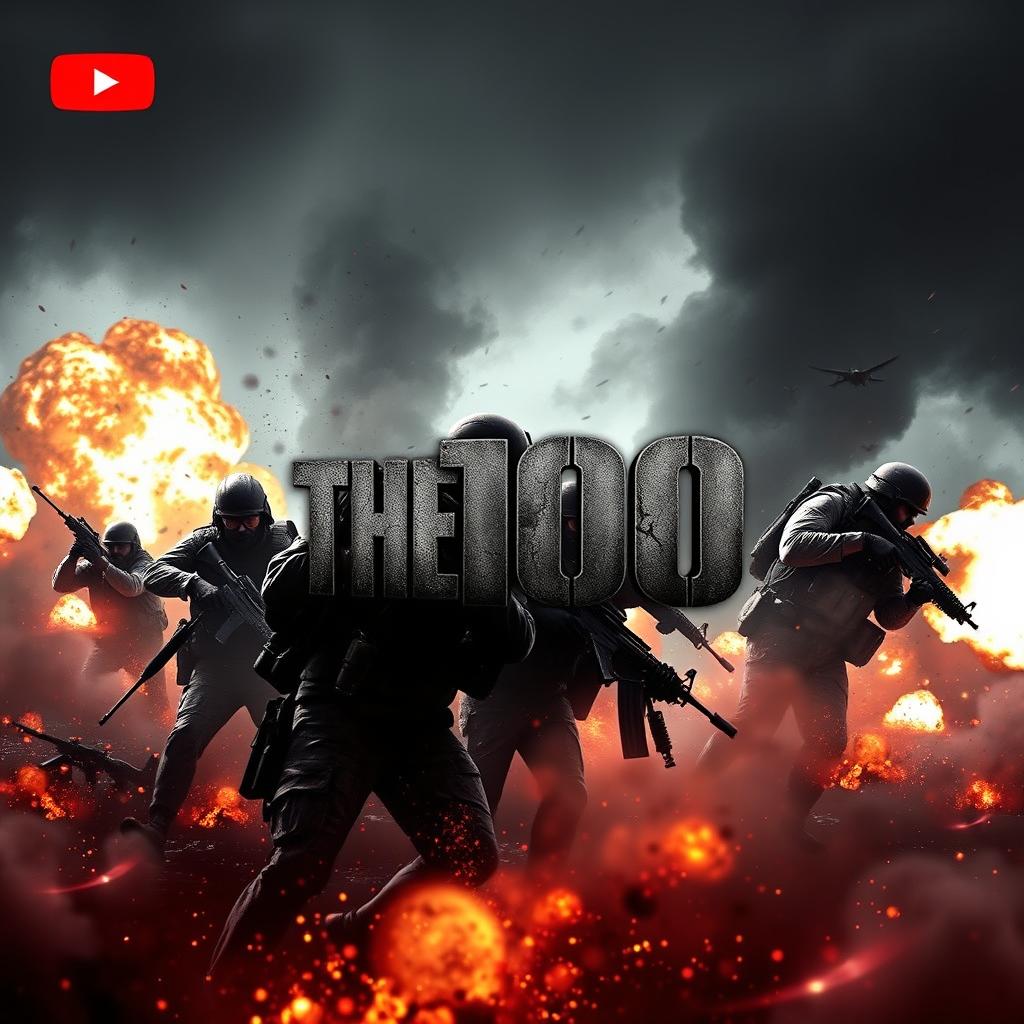 An impactful YouTube profile picture themed around the Call of Duty game series