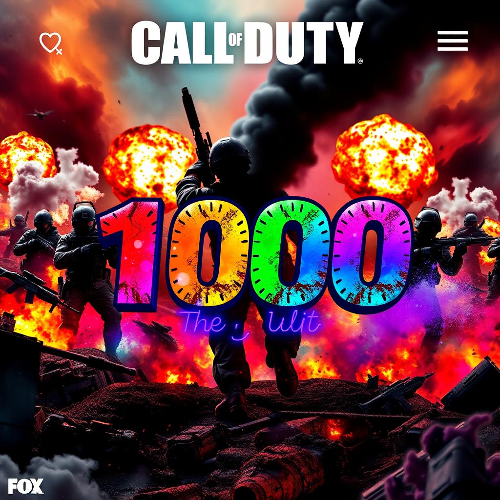 A colorful YouTube profile picture that captures the essence of the Call of Duty game
