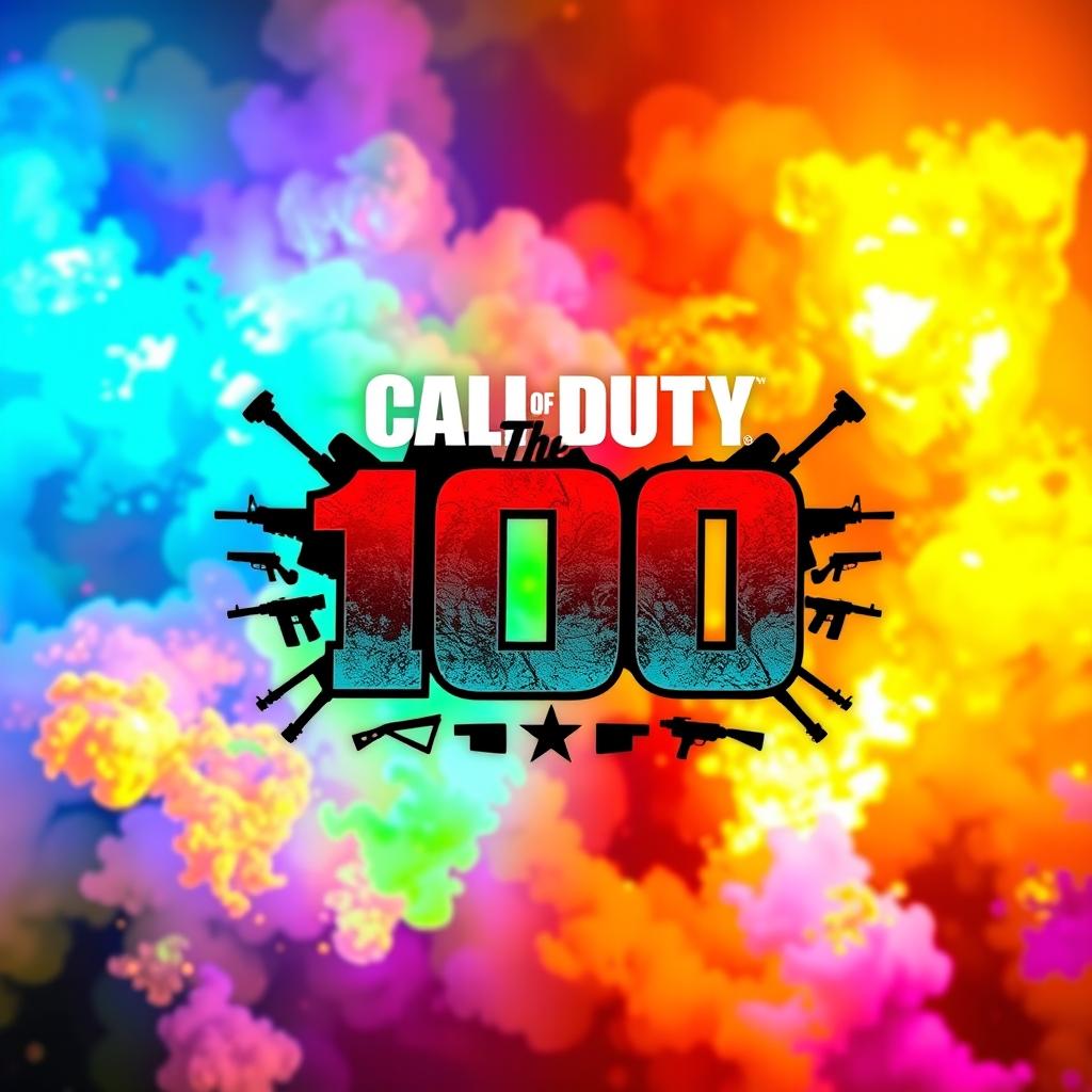 A vibrant and eye-catching YouTube profile photo themed around the Call of Duty game