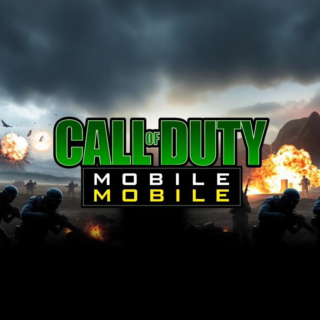 Channel art for a YouTube channel dedicated to Call of Duty Mobile