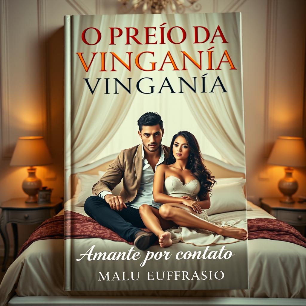 A captivating book cover featuring the title "O PREÇO DA VINGANÇA" in a bold, eye-catching font at the top