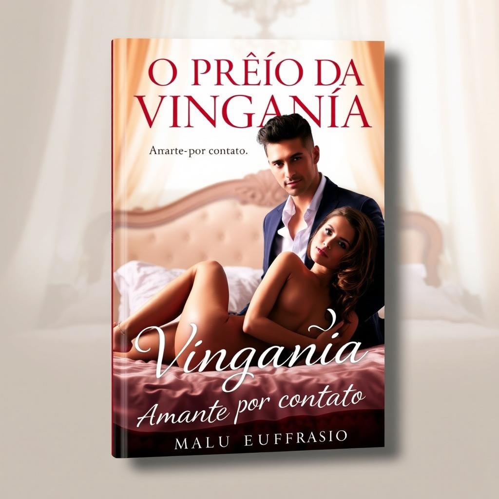 A visually striking book cover featuring the title "O PREÇO DA VINGANÇA" prominently displayed in an elegant and bold font at the top