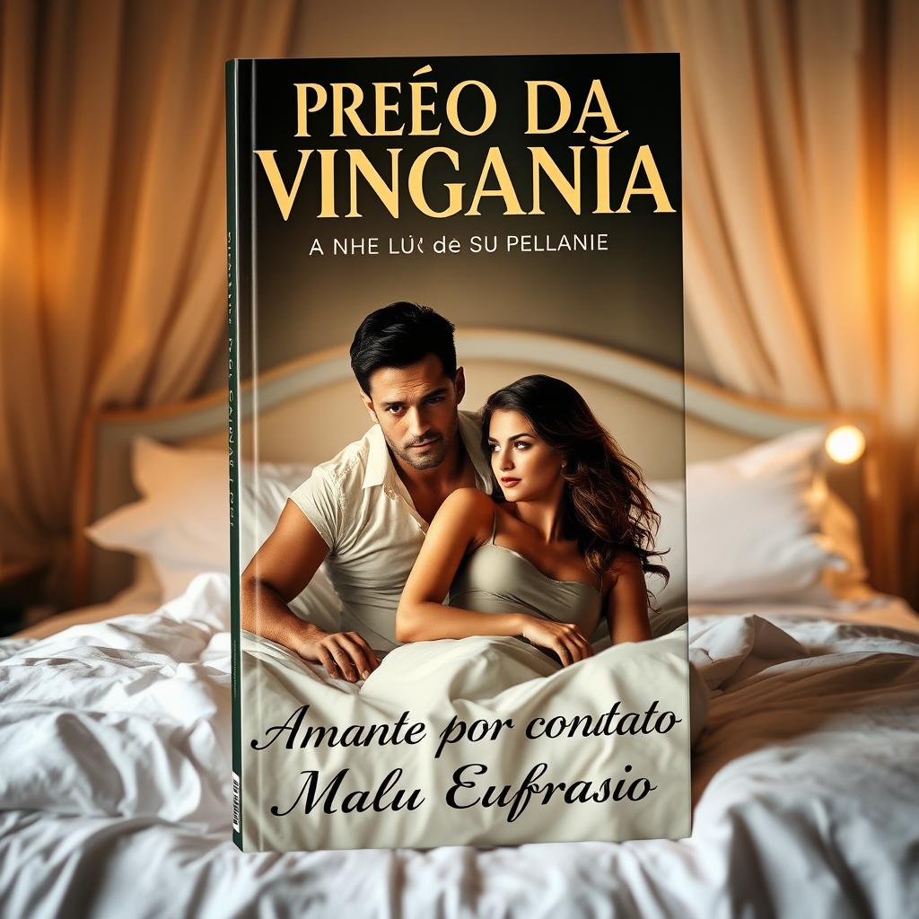 An enticing book cover featuring the title "PREÇO DA VINGANÇA" in a bold, dramatic font prominently at the top