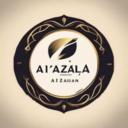 Generate a sophisticated, artistic logo for the name 'Artist Azizian'. It should convey creativity and elegance with a brush stroke aesthetic.