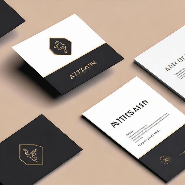 Design an artistic and sophisticated logo featuring the name 'Azizian'. The logo should combine elements that evoke creativity, elegance and a modern aesthetic.