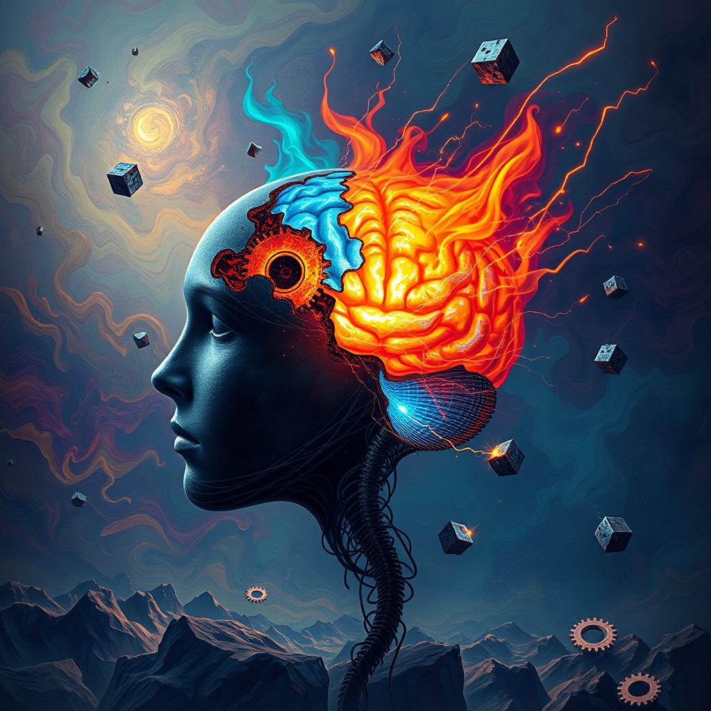Cauterized Minds: A Surreal Journey Through Destruction and Creativity