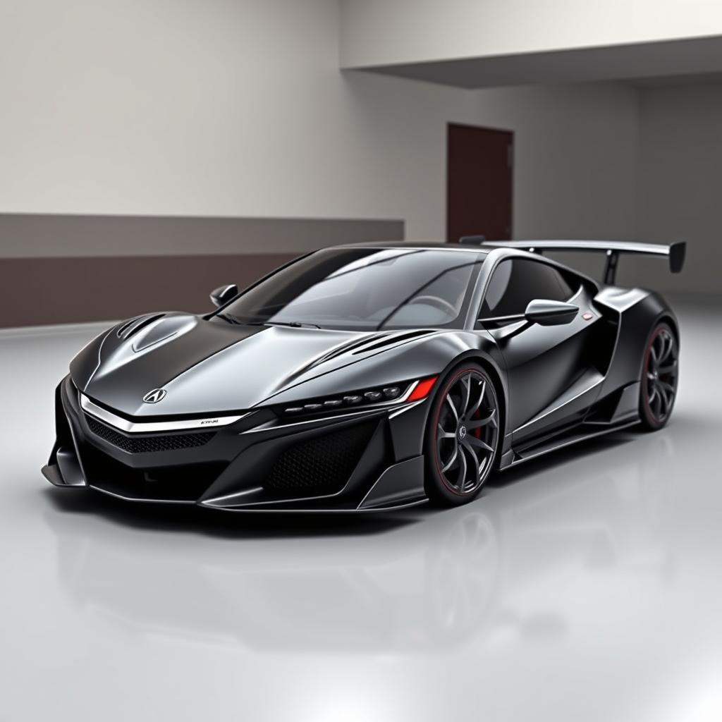 An innovative redesign of the 1998 Acura NSX, modernized to reflect full aerodynamic optimization as if it were designed today