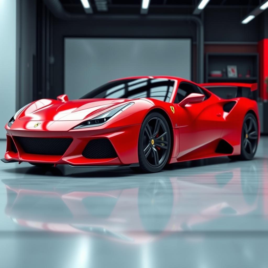 A contemporary redesign of the Ferrari 360 Modena, envisioned as if it were developed today with a focus on full aerodynamic efficiency