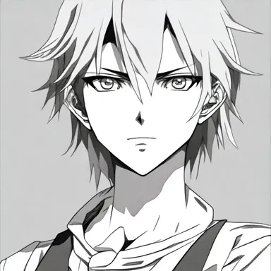 In the anime series, the protagonist was depicted with anisometric features, such as unequal eye sizes, adding to their distinctive appearance.