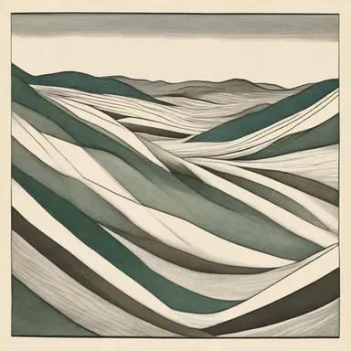 The poet described the anisometric landscape, portraying the uneven dimensions of the rolling hills and irregularly shaped lakes.