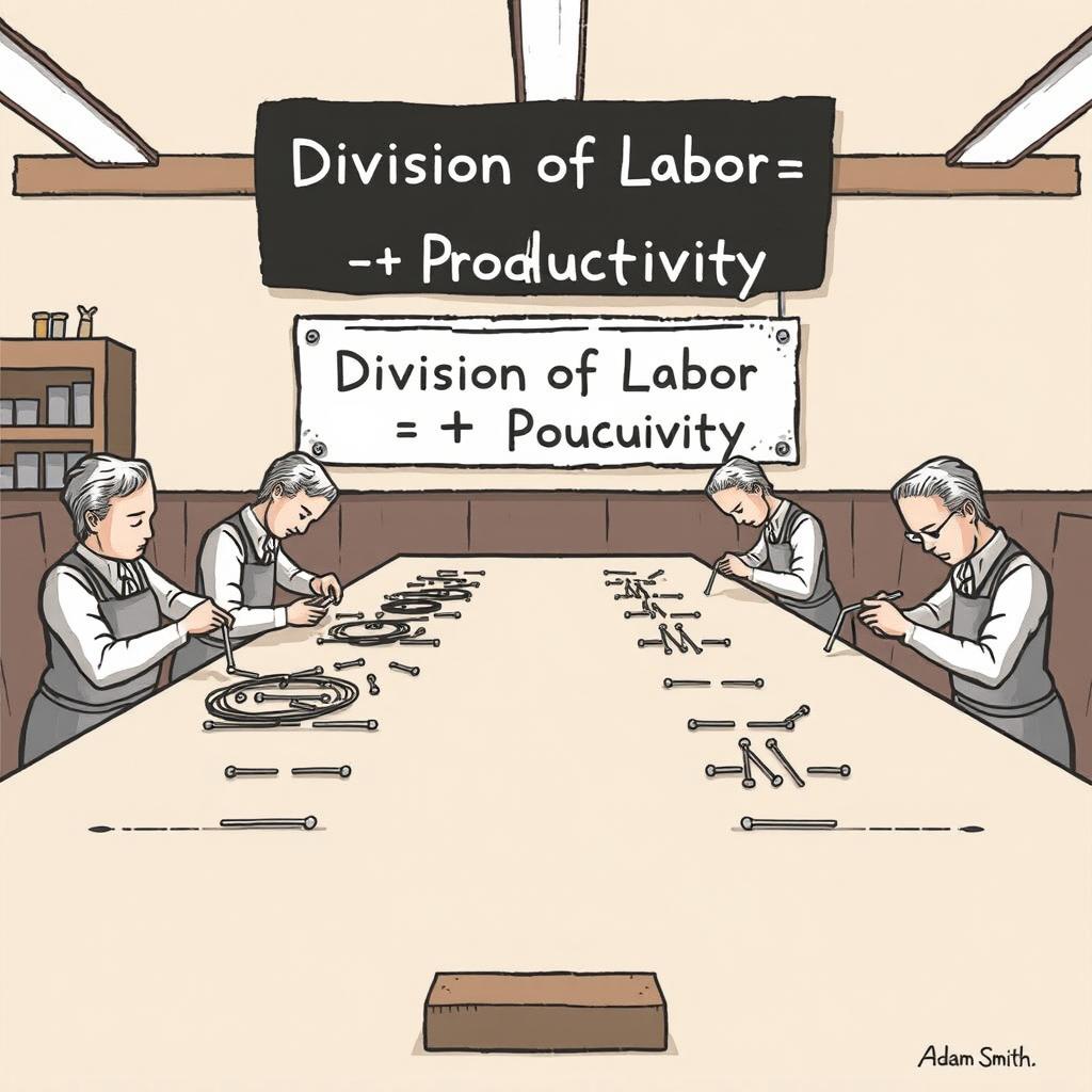 Exploring Theories of Labor and Management Through Engaging Illustrations