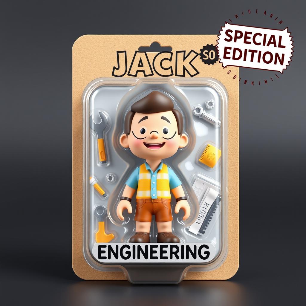 Jack Engineering Special Edition 3D Action Figure – Cute & Cartoonish ...