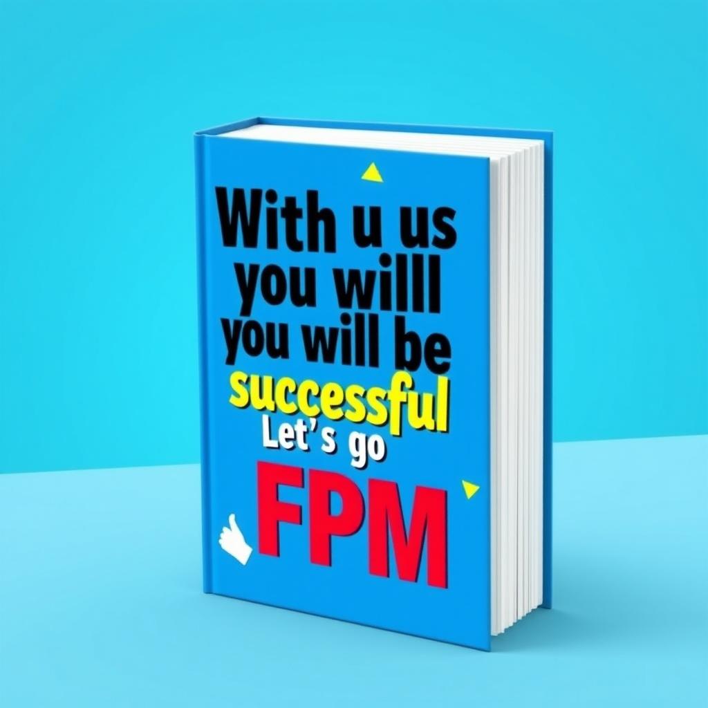 A book cover design featuring a vibrant blue background
