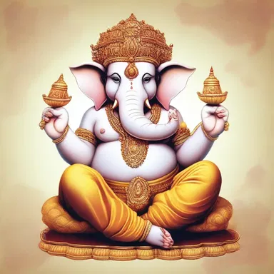 According to Hindu mythology, the god Ganesha holds an ankus to help guide and protect his devotees.