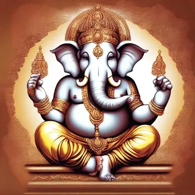 According to Hindu mythology, the god Ganesha holds an ankus to help guide and protect his devotees.
