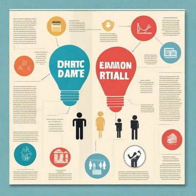 Visually impactful poster depicting basic rights in a relationship