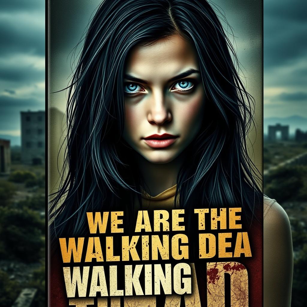 A realistic book cover for 'We Are the Walking Dead'