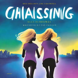 An uplifting, eye-catching book cover for 'Chasing Shadows'