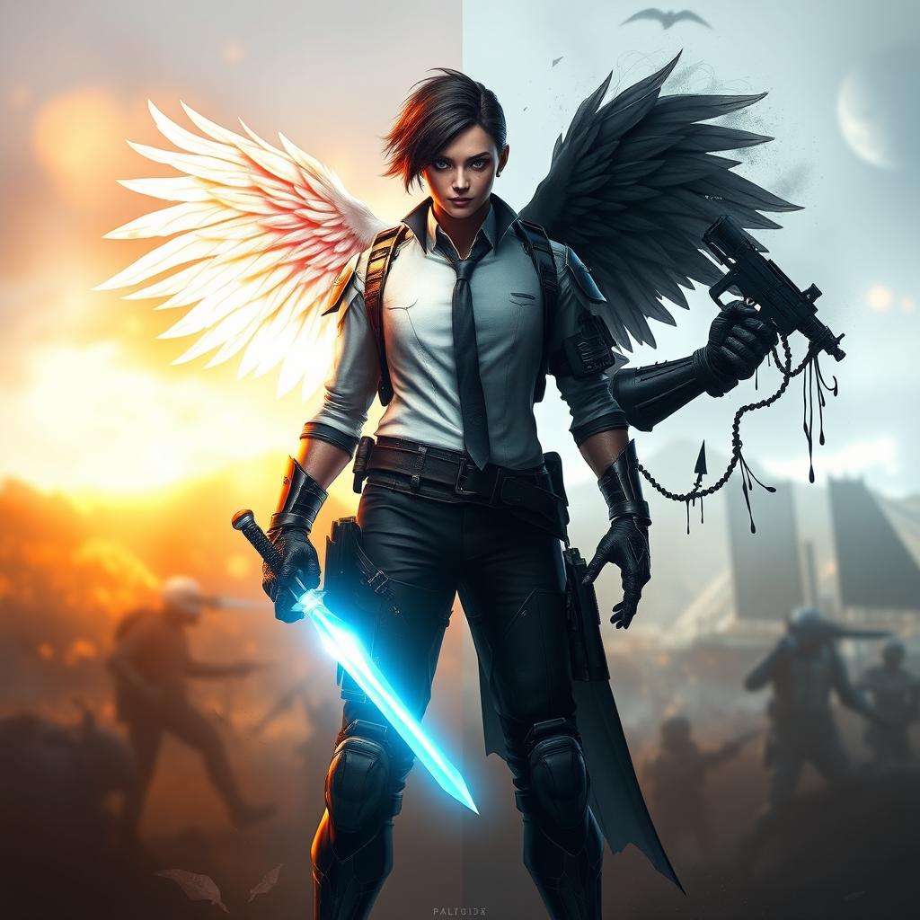 An intriguing character that embodies the duality of good and evil, inspired by PUBG
