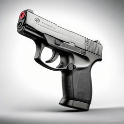 A vivid image of a sleek and modern M9 pistol