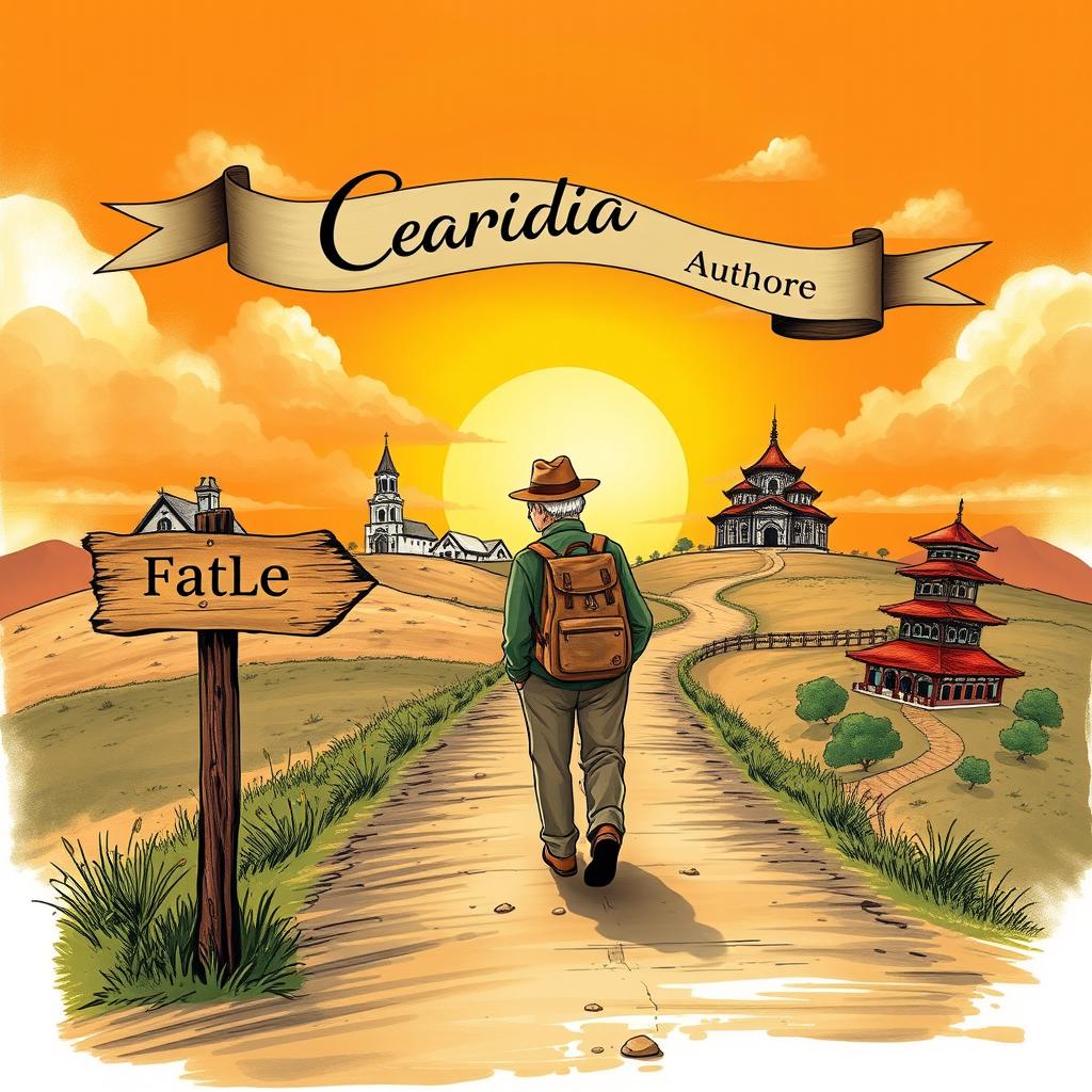 An illustrated book cover in an artistic style that blends vintage and contemporary elements