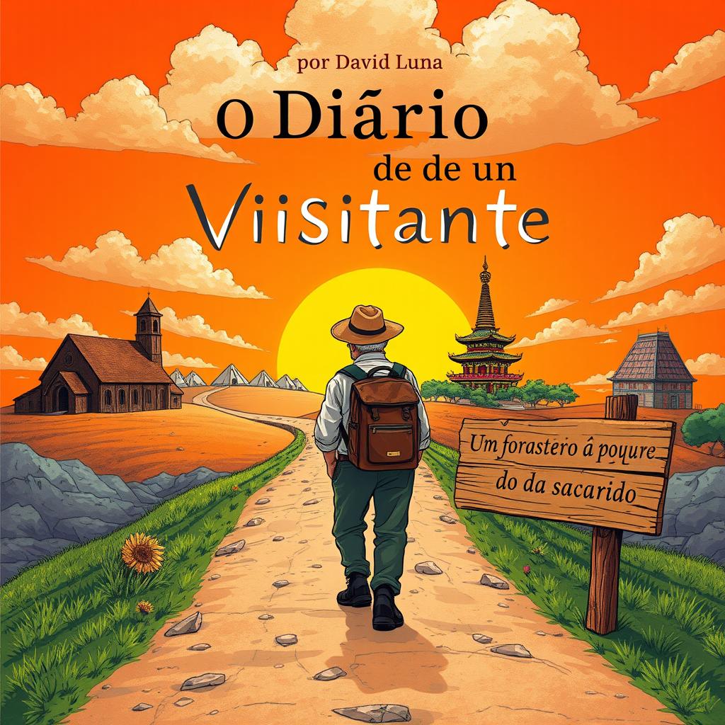 An illustrated book cover in a style that blends vintage and contemporary art