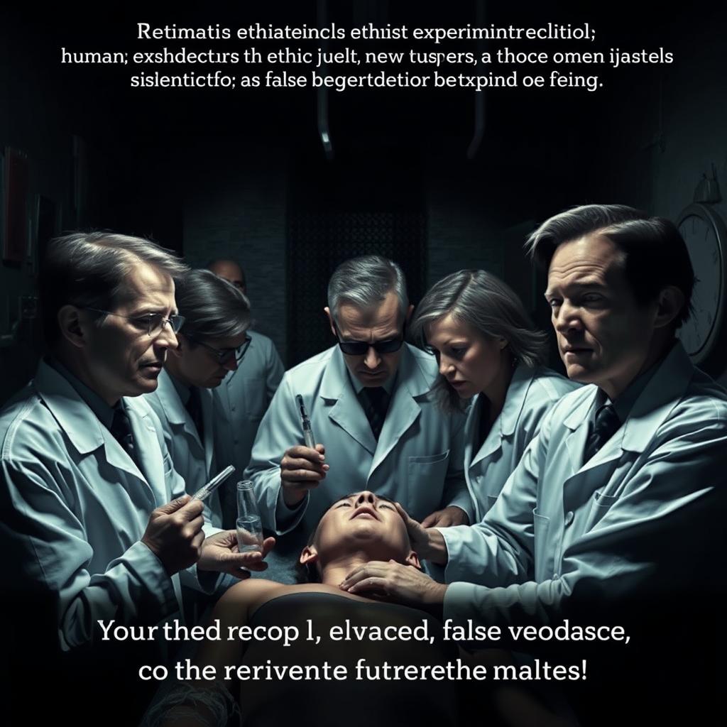 A powerful depiction of a dark historical narrative, focusing on the inhumane experiments conducted in Nazi laboratories during World War II