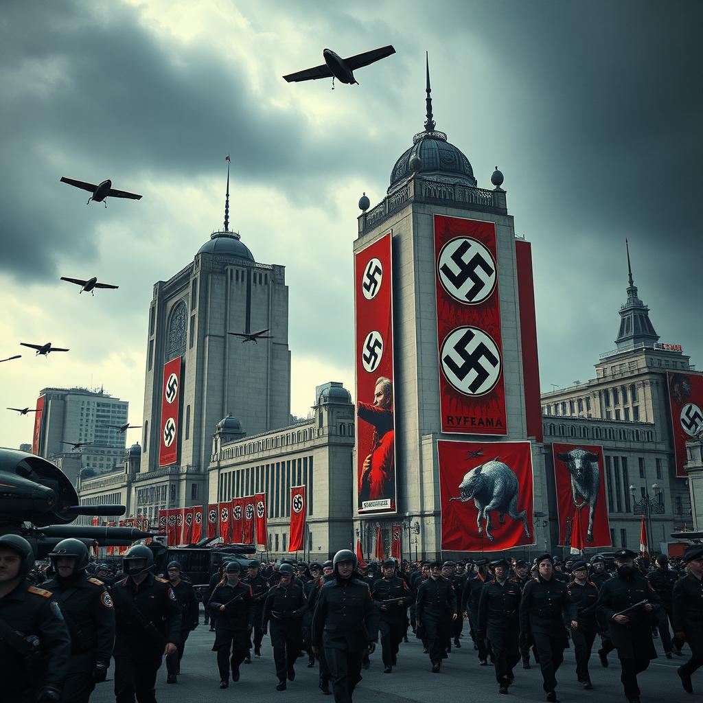 An alternate history scenario depicting a world where the Nazis won World War II