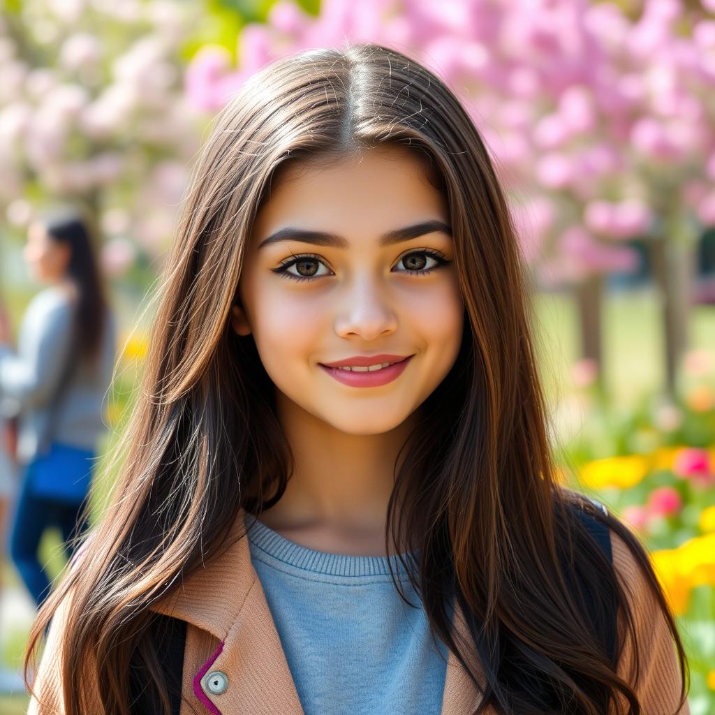 A 16-year-old girl with a height of about 150 cm